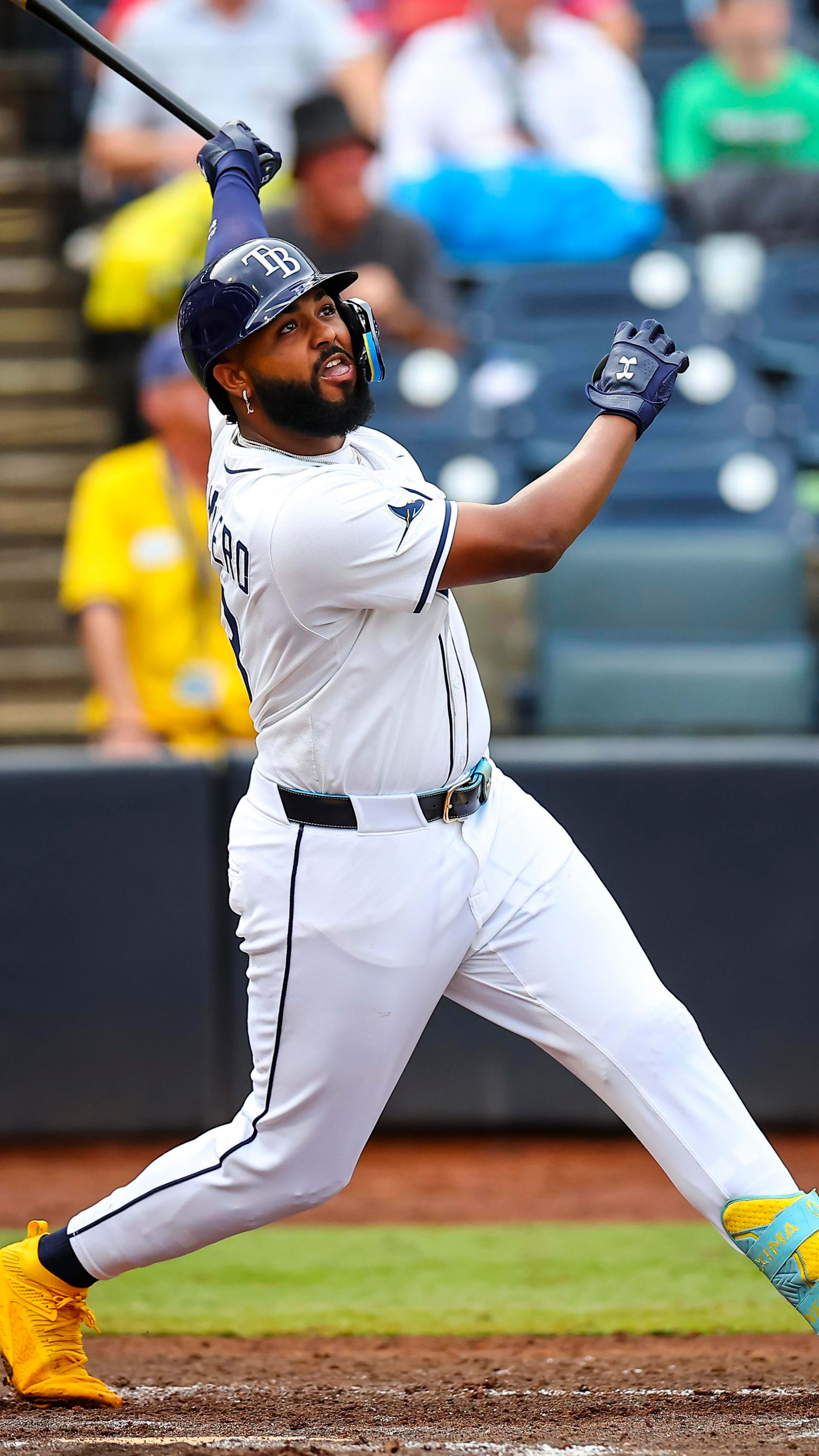 Junior Caminero's defense improving in breakout 2025 season