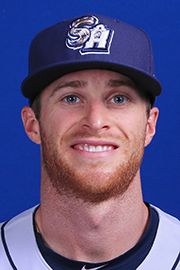 Cory Spangenberg called out on strikes., 08/19/2018