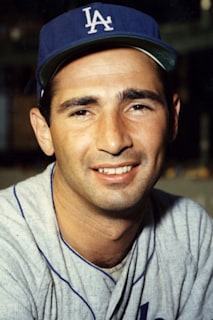 Sandy Koufax Pitching (B/W)