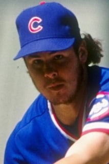 Mitch Williams of the Chicago Cubs looks on before a baseball game