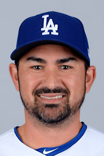 LA Dodgers Adrian Gonzalez (23) at media photo day on February 17