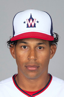 This is a 2021 photo of Adrian Sanchez of the Washington Nationals baseball  team. This image reflects the Washington Nationals active roster as of  Friday, Feb. 26, 2021 when this image was