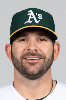 Oakland A's DH Mitch Moreland pitches scoreless inning against