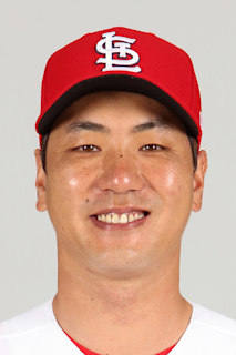 PHILADELPHIA, PA - APRIL 17: St. Louis Cardinals pitcher Kwang Hyun Kim  (33) delivers during the Major League Baseball game between the St. Louis  Cardinals and the Philadelphia Phillies on April 17