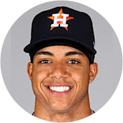 Nike Youth Houston Astros Jeremy Peña #3 Orange Cool Base