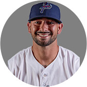 Biloxi, Mississippi, USA. 04th Aug, 2021. Pensacola Blue Wahoos infielder  Connor Justus (4) pursues a ball hit down the line during an MiLB game  between Biloxi Shuckers and the Pensacola Blue Wahoos