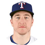 This is a 2023 photo of Mitch Garver of the Texas Rangers baseball team.  This image reflects the Texas Rangers active roster as of Tuesday, Feb. 21,  2023, when this image was