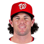 This is a 2022 photo of Jackson Rutledge of the Washington Nationals baseball  team. This image reflects the Washington Nationals active roster Wednesday,  March 17, 2022, in West Palm Beach, Fla., when