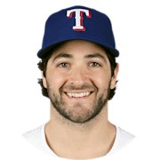 This is a 2023 photo of Nathaniel Lowe of the Texas Rangers baseball team.  This image reflects the Texas Rangers active roster as of Tuesday, Feb. 21,  2023, when this image was