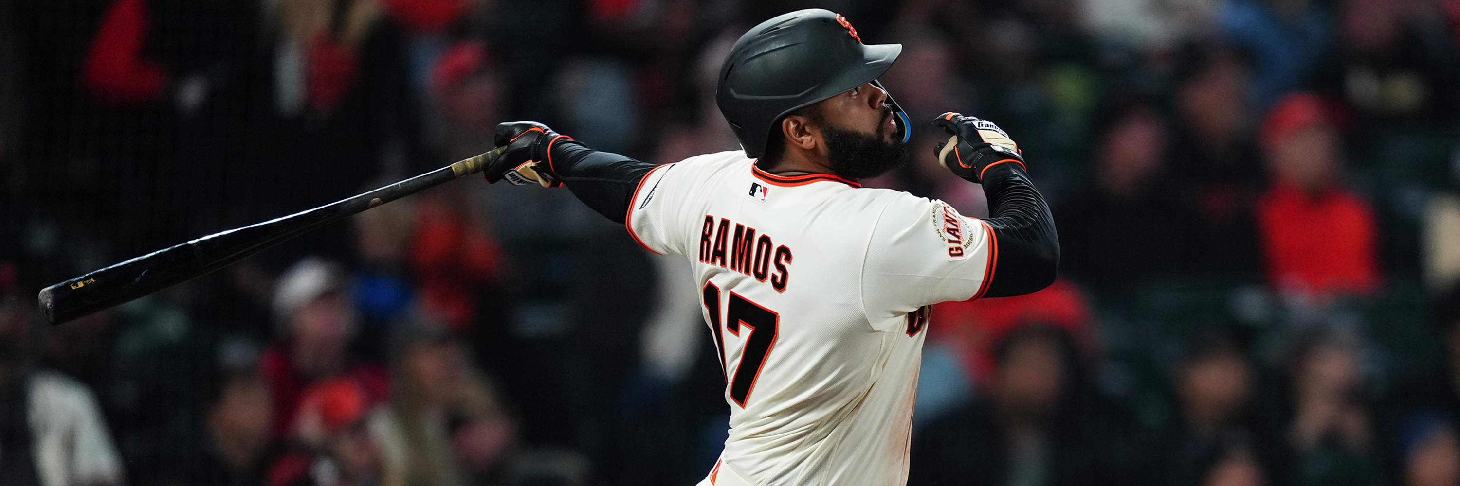 San Francisco Giants outfielder Heliot Ramos in action