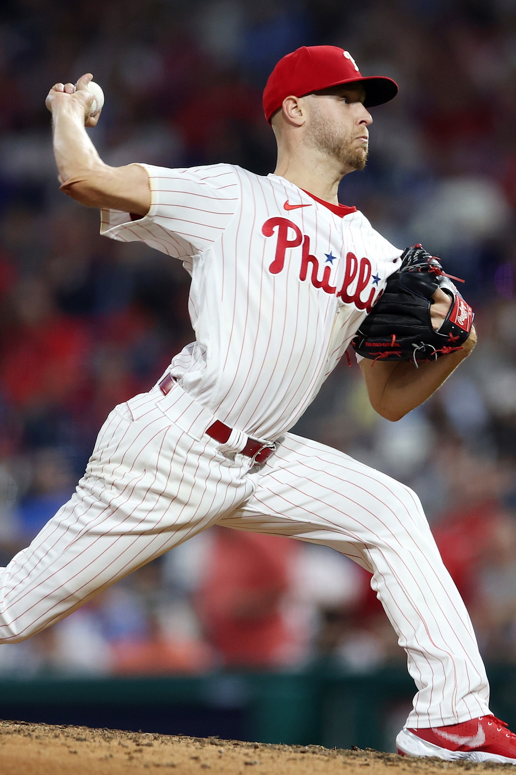 Philadelphia Phillies right-hander Zack Wheeler releasing a pitch, the 2.13 ERA arm anchoring the Dodgers-Phillies Under 9 at Citizens Bank Park