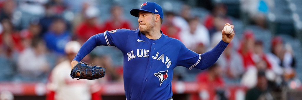 Patrick Corbin pitching for the Toronto Blue Jays