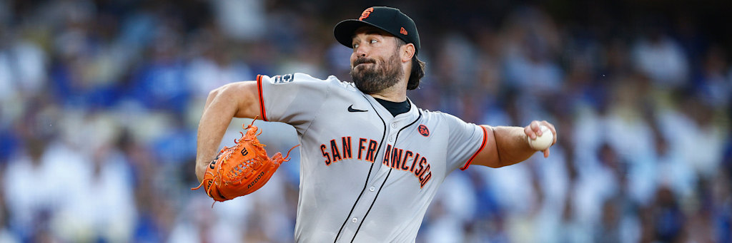 Robbie Ray San Francisco Giants left-handed starting pitcher centered action photo Tropicana Field Daily Model Pick Giants Rays first five innings under 4.5 Ray vs McClanahan May 1 2026