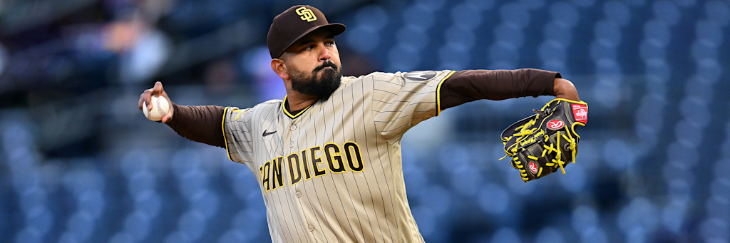 German Marquez delivers a pitch for the San Diego Padres
