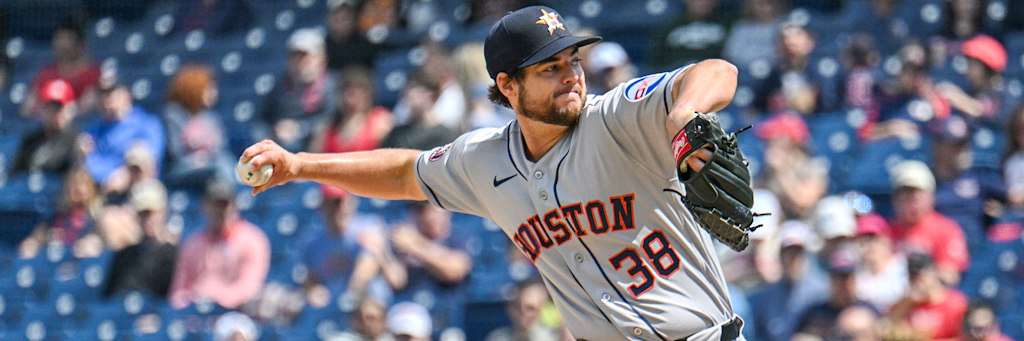 Peter Lambert Houston Astros action photo for Astros ML vs Mariners at Daikin Park