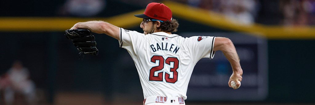 Zac Gallen of the Arizona Diamondbacks delivers a pitch