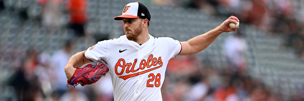 Trevor Rogers pitching for the Baltimore Orioles