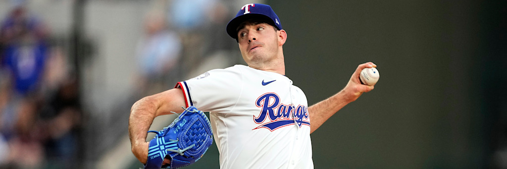 Texas Rangers left-hander Cody Bradford in his pitching delivery; Bradford returns to a major league mound today for the first time since September 25, 2024