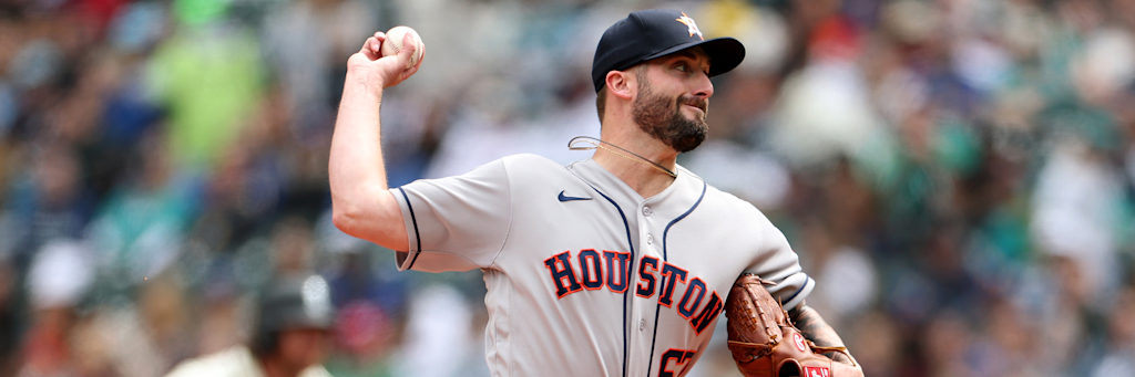 Cody Bolton Houston Astros pitcher centered action photo Great American Ball Park Reds team total under 4.5