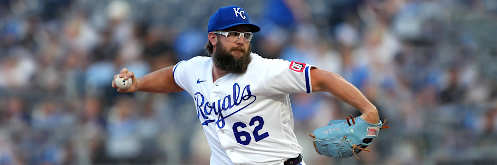Randy Dobnak delivering a pitch in 2026