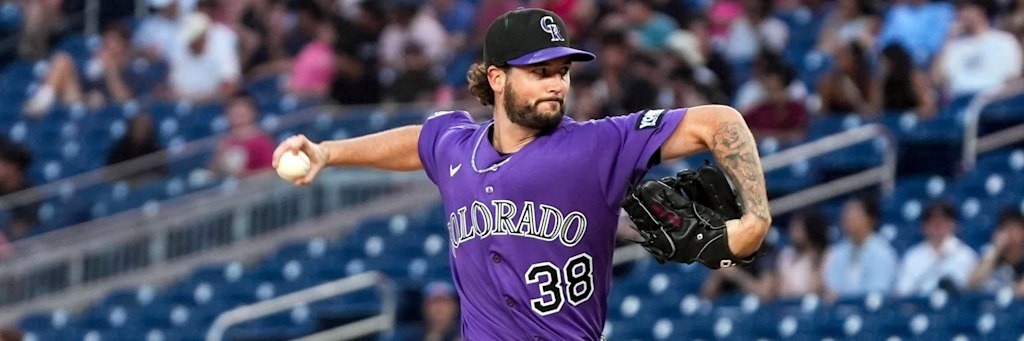 Mason Adams of the Colorado Rockies