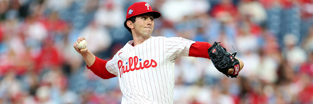 Andrew Painter of the Philadelphia Phillies delivering a pitch