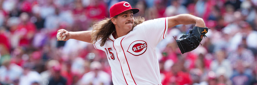 Cincinnati Reds right-hander Rhett Lowder delivering a pitch; Lowder owns a 3.07 earned run average across 41 innings at Great American Ball Park and a 7.71 mark on the road