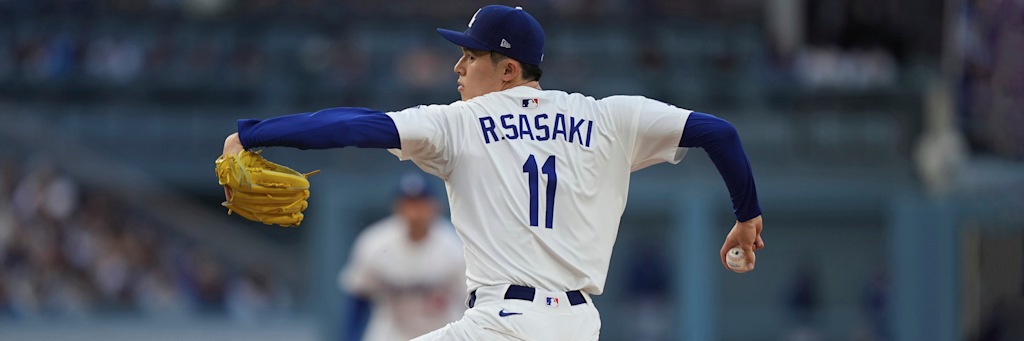Roki Sasaki Dodgers Statcast pitch development spring training 2026 analytics