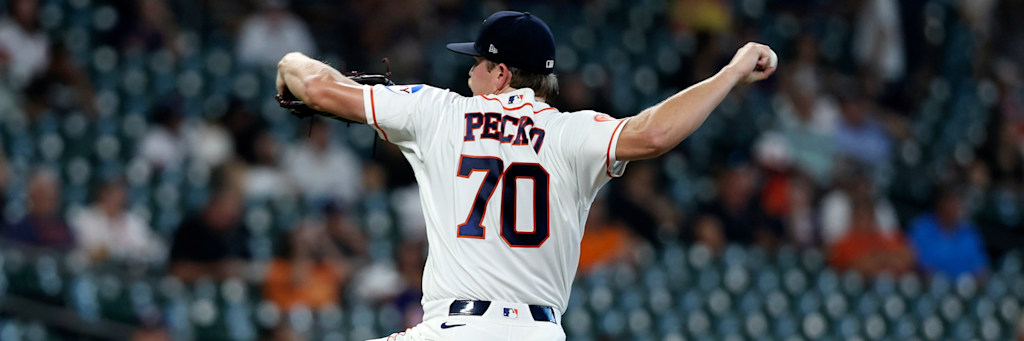 Ethan Pecko delivering a pitch in 2026