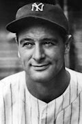 Headshot of Lou Gehrig