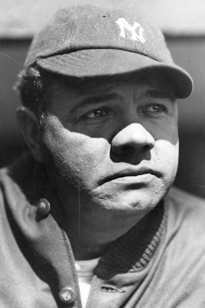 Official MLB headshot of Babe Ruth