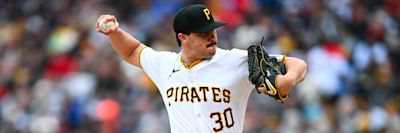Paul Skenes Pirates strikeout prop over 7.5 vs Cubs April 12 2026