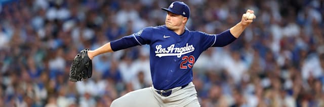 Tarik Skubal delivering a pitch for the Los Angeles Dodgers