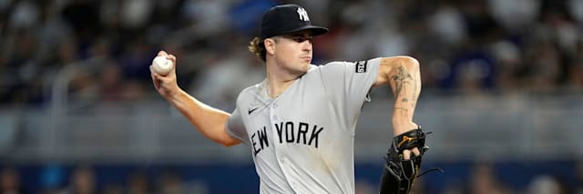 Cam Schlittler delivering a pitch for the New York Yankees