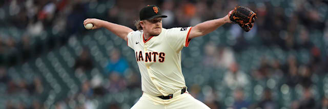 Logan Webb, San Francisco Giants right-handed starting pitcher, on the mound
