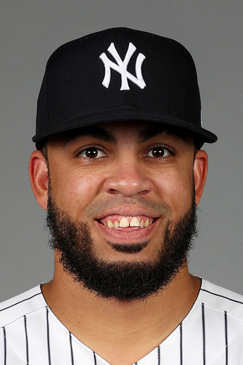 Luis Garcia Jr. in a New York Yankees uniform