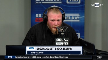 Brock Lesnar joins The Michael Kay Show in studio