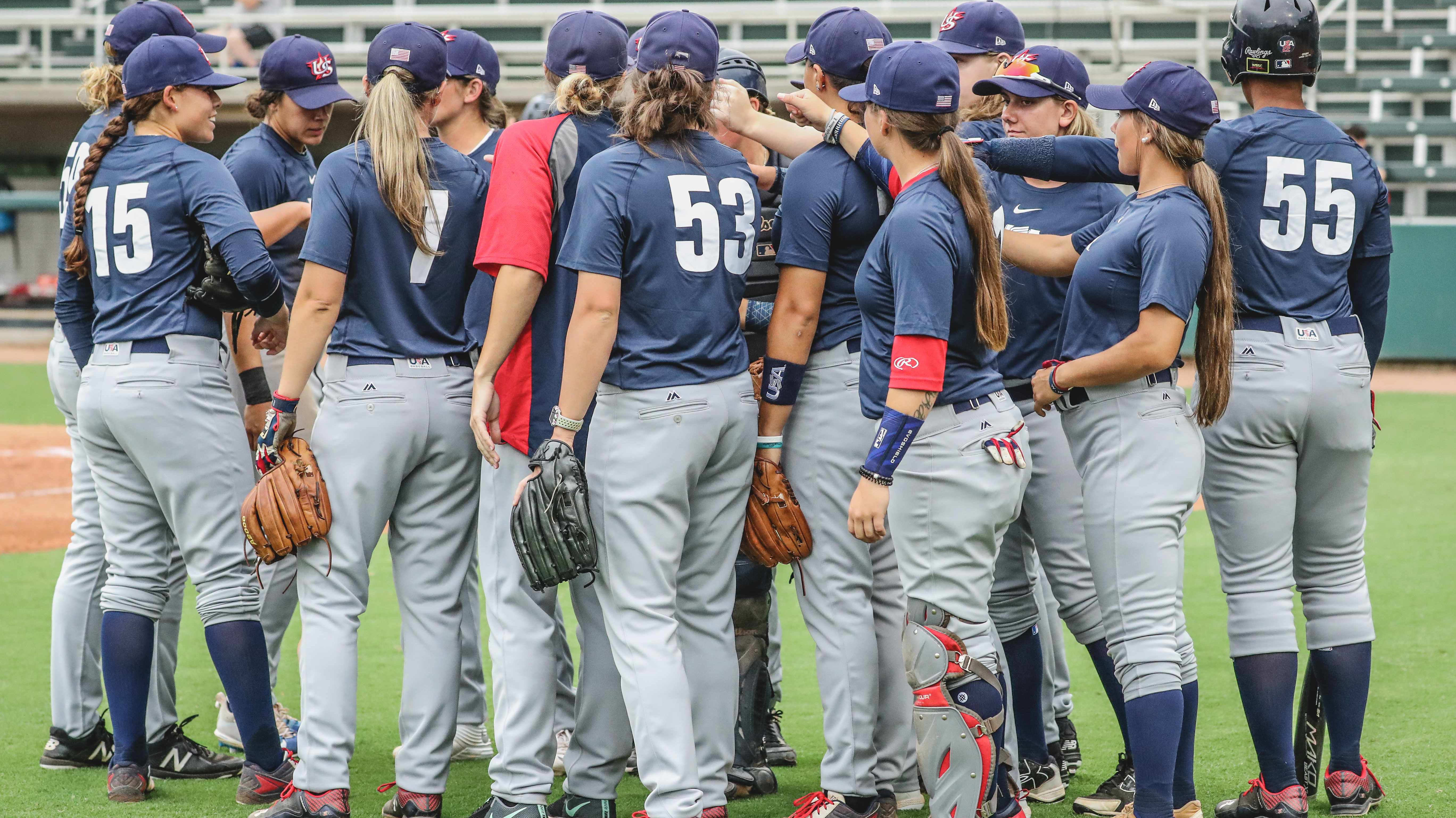 Usa Baseball Announces 18 Women S National Team Roster Usa Baseball