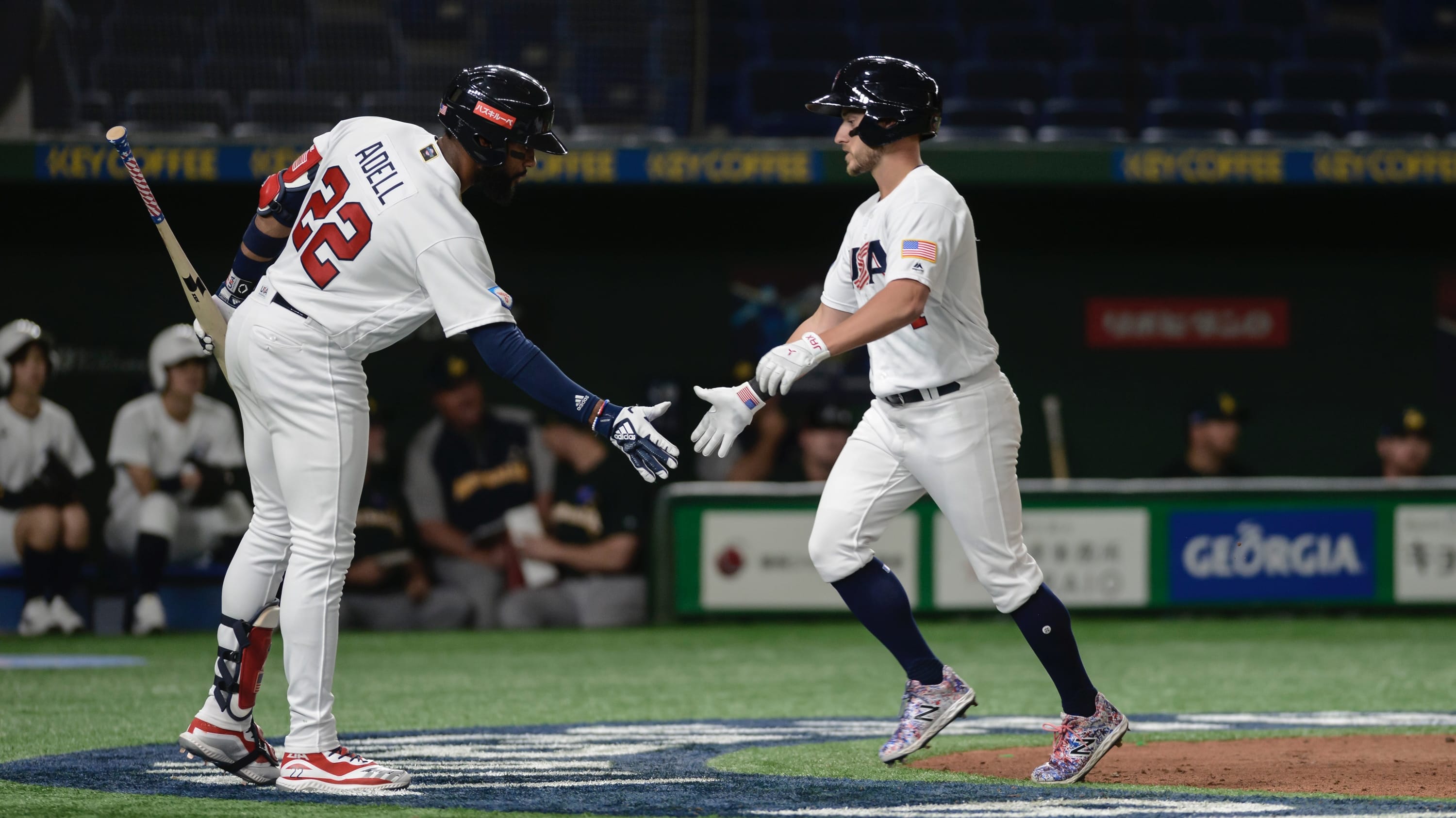 Great Britain grabs early lead over USA at WBC before on Trayce Thompson's  homer before falling 6-2