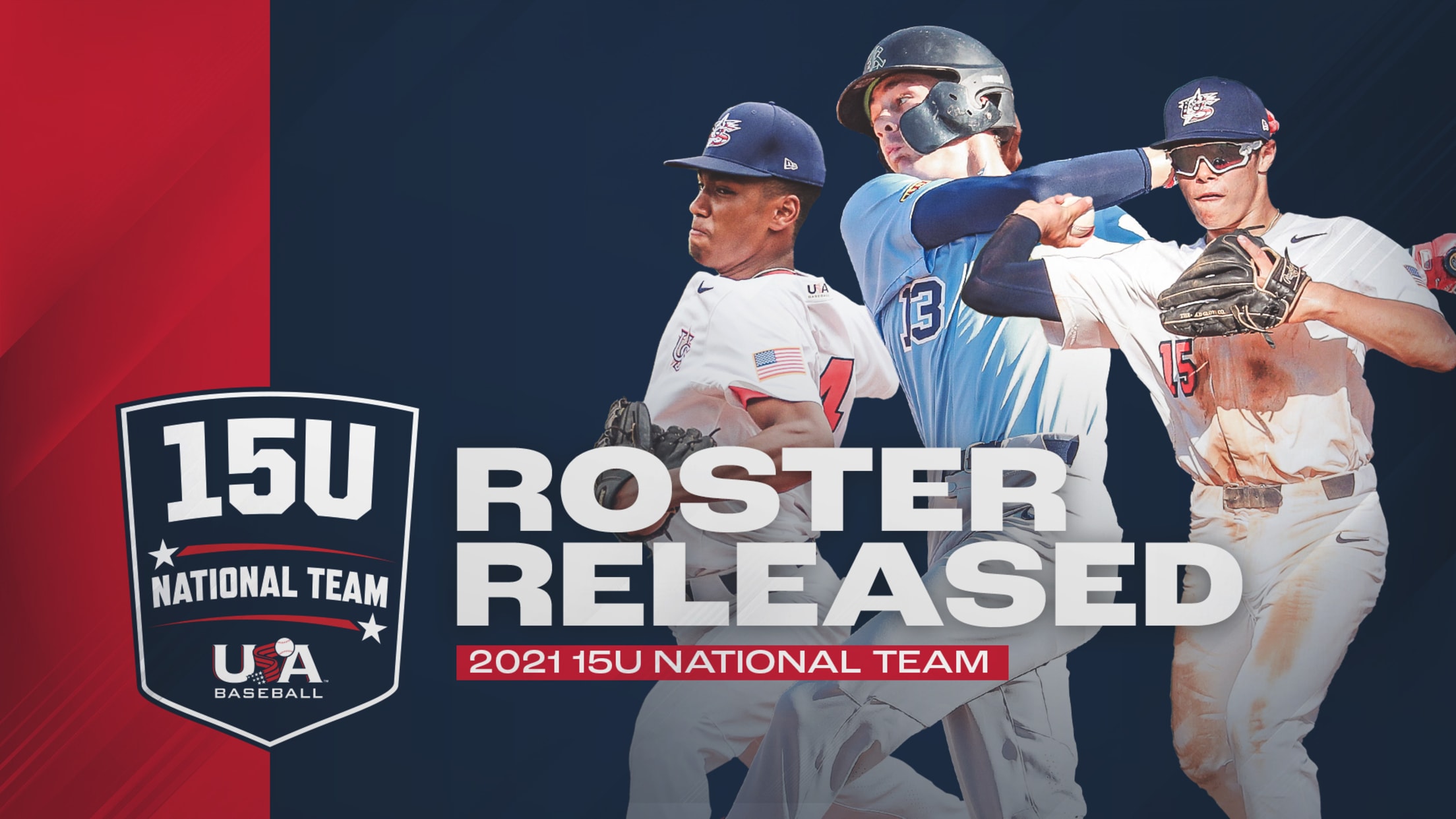 15U National Team Home USA Baseball