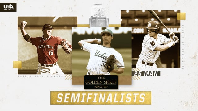 UC's Happ, Arkansas' Benintendi named Golden Spikes semifinalists