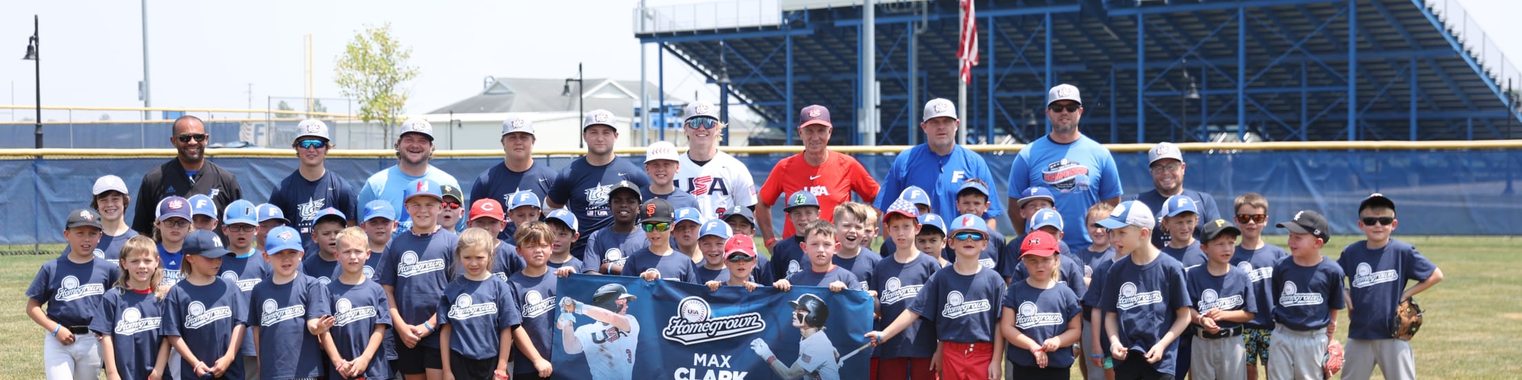 Group photo of kids at an event
