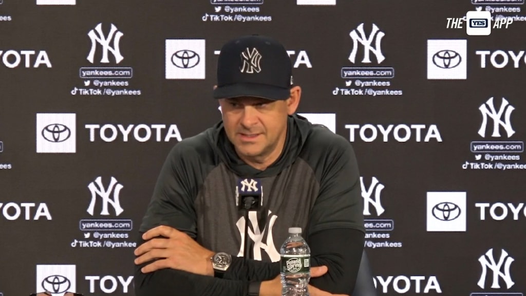 Video: Aaron Boone talks Migual Andujar's hot start