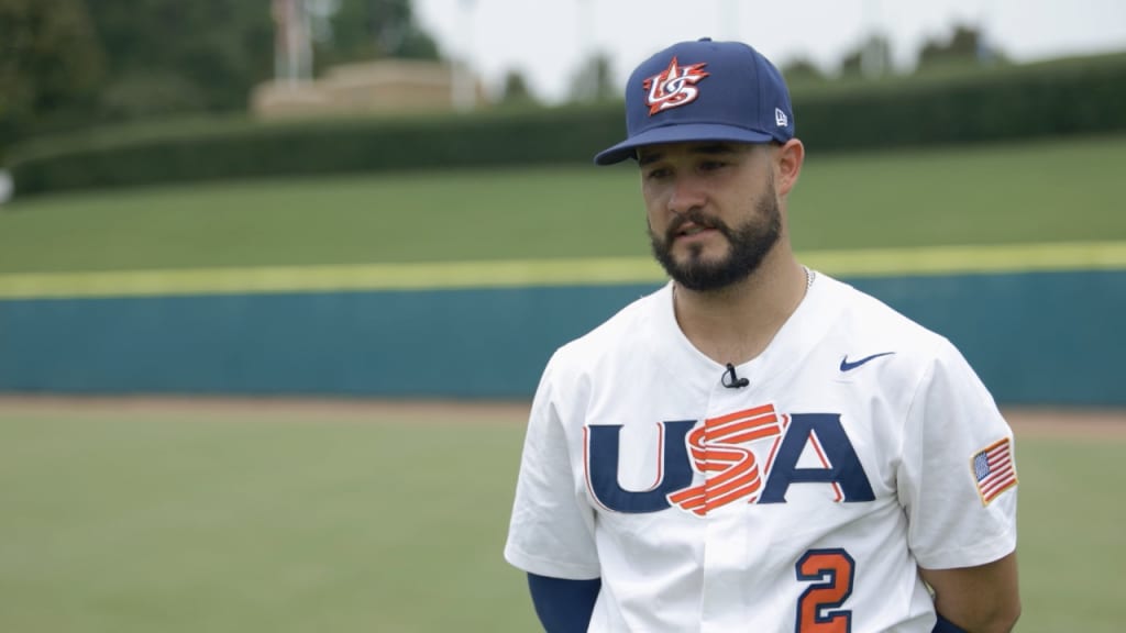 Team USA flag bearer Eddy Alvarez returns to the Olympics, this time in  baseball, looking for redemption