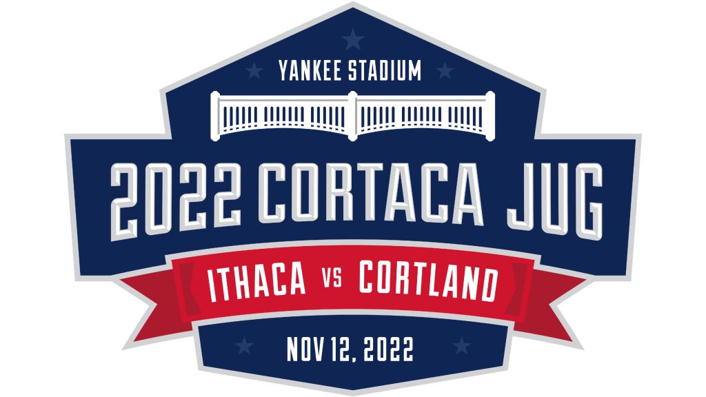 2022 Cortaca Jug game at Yankee Stadium between Ithaca College and SUNY