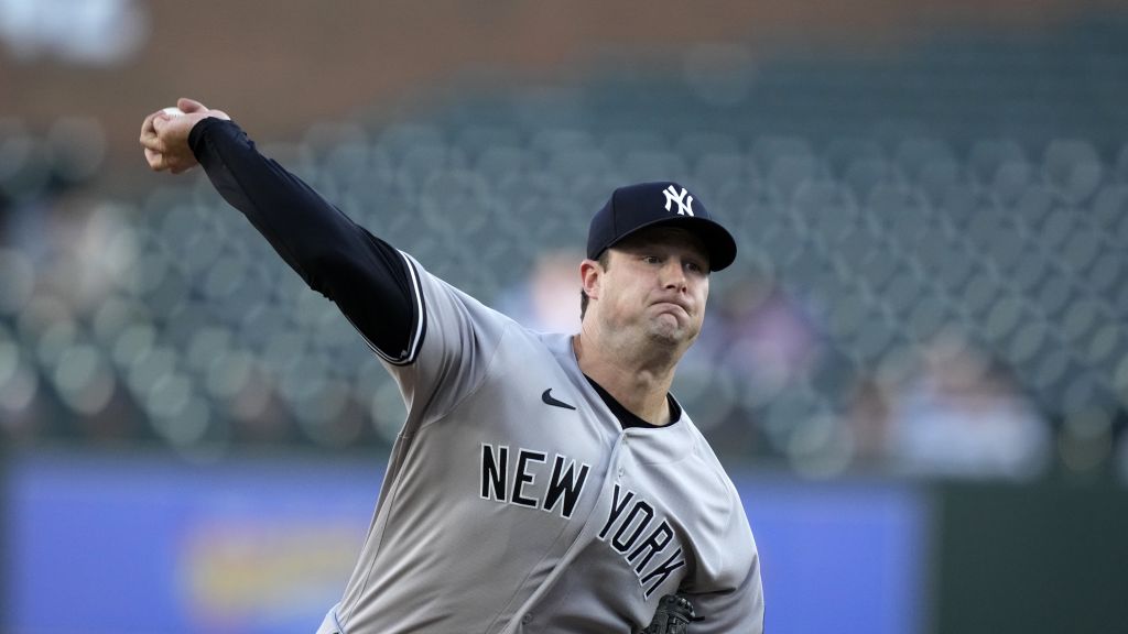 Gerrit Cole pulled in second inning of Yankees' game against Tigers