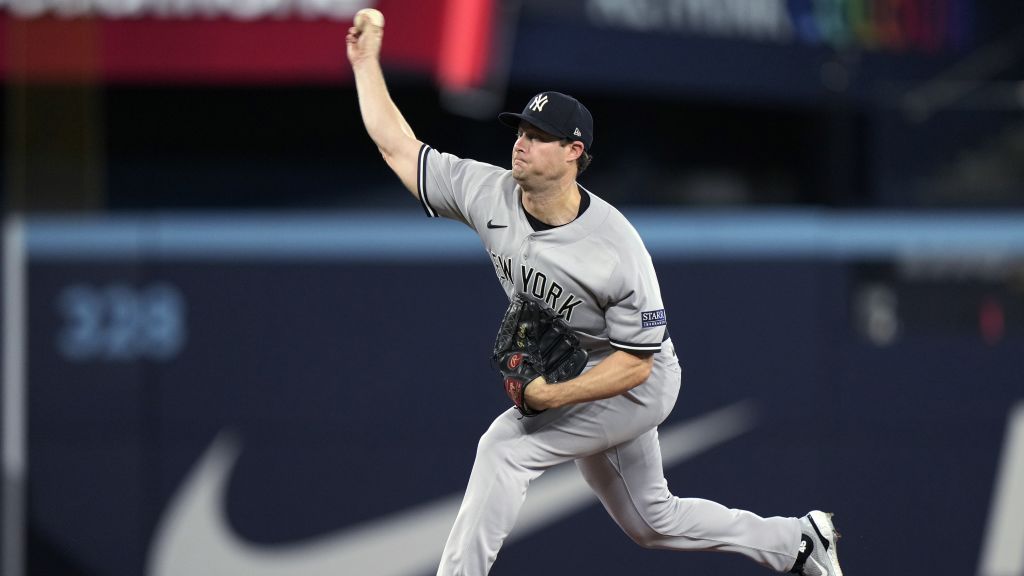 Gerrit Cole pitches two-hit shutout as Yankees blank Blue Jays