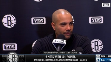 Jordi Fernández on dropping back-and-forth game