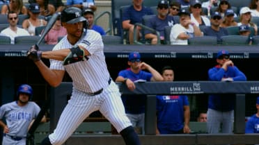 Giancarlo Stanton hammers a home run