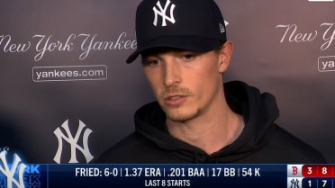 Max Fried on his Game 1 start
